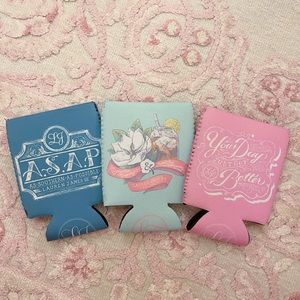 Lauren James Preppy Koozies, Set of 3